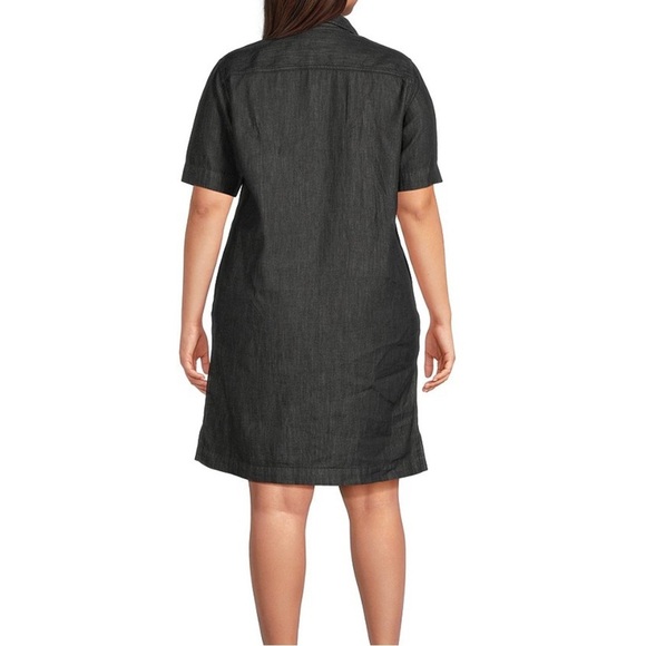 Lauren Ralph Lauren
Split Point Collar Short Sleeve Denim Shift Dress SZ 2X - Picture 8 of 11